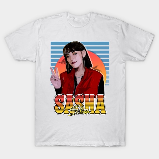 Retro Sasha Sloan // style Flyer Vintage T-Shirt by Now and Forever